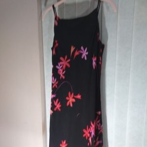 Jones New York Dress-Blk/Red/Pnk/Orange Floral S-8
